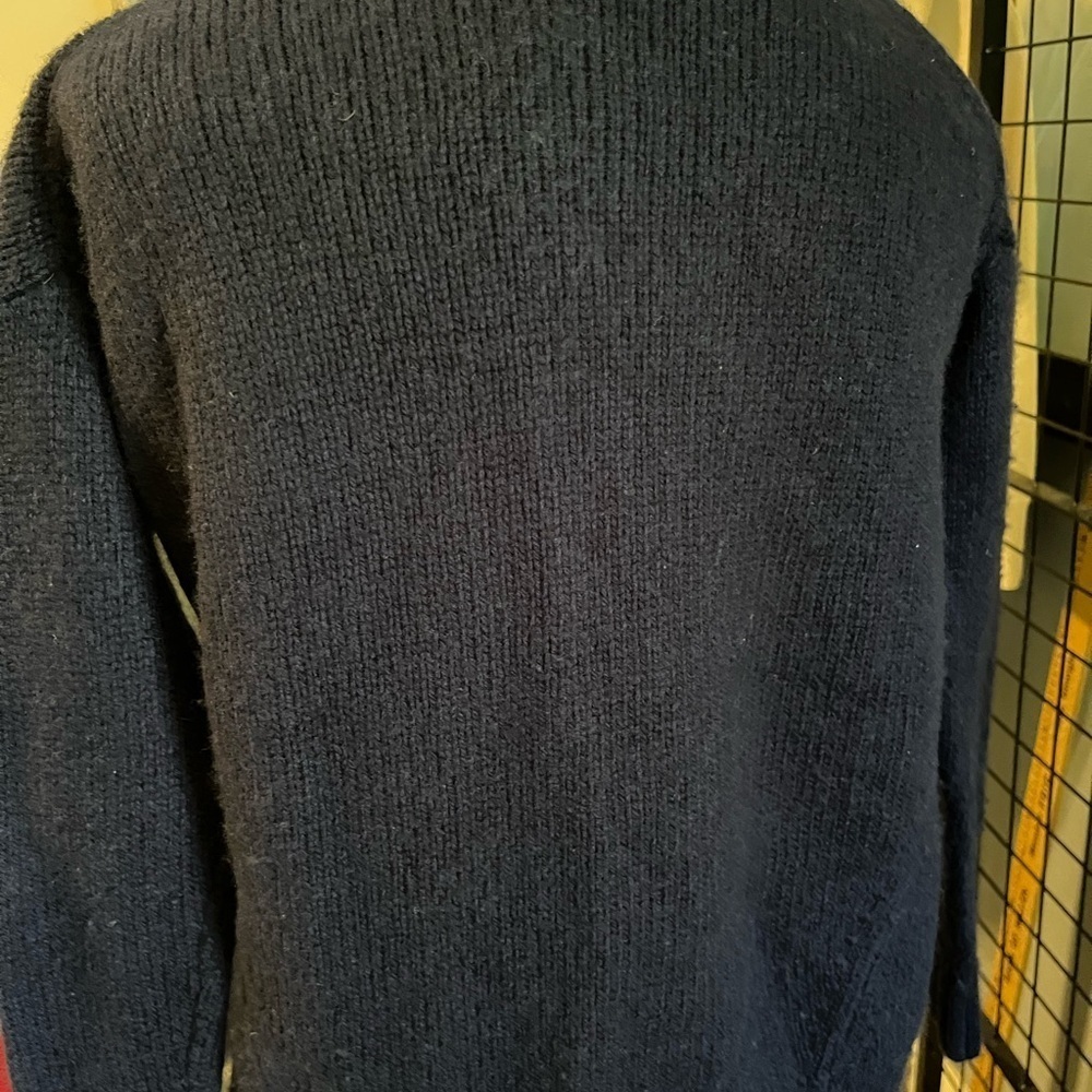 J. Crew Navy Blue Crew Neck Sweater - Picture 3 of 5